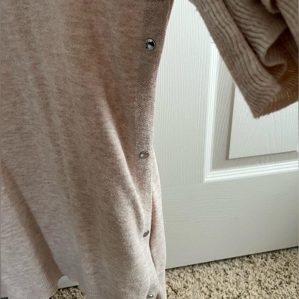 ASOS Maternity Cream Ruffle Sleeve Sweater - Picture 3 of 7